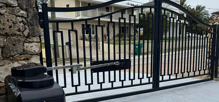 Swing Gate Opener with Keypad Tarpon Springs