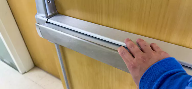 Installing a Push Bar on a Door Tarpon Springs